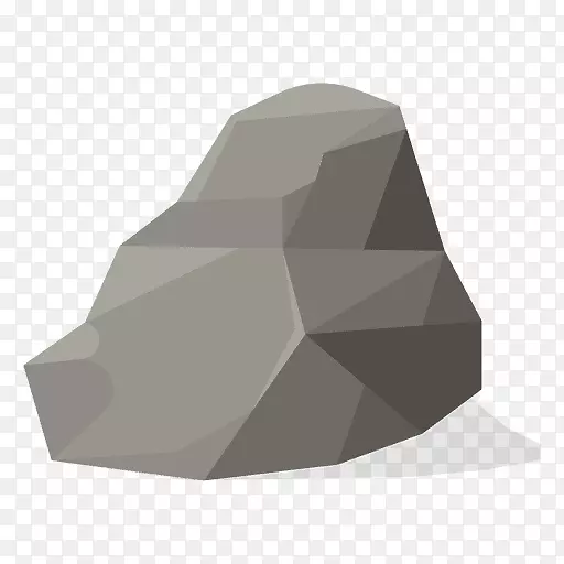 石头电脑图标剪贴画-摇滚