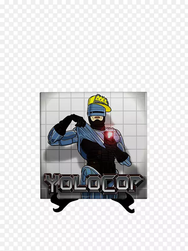 书呆子azulejo绘图-RoboCop