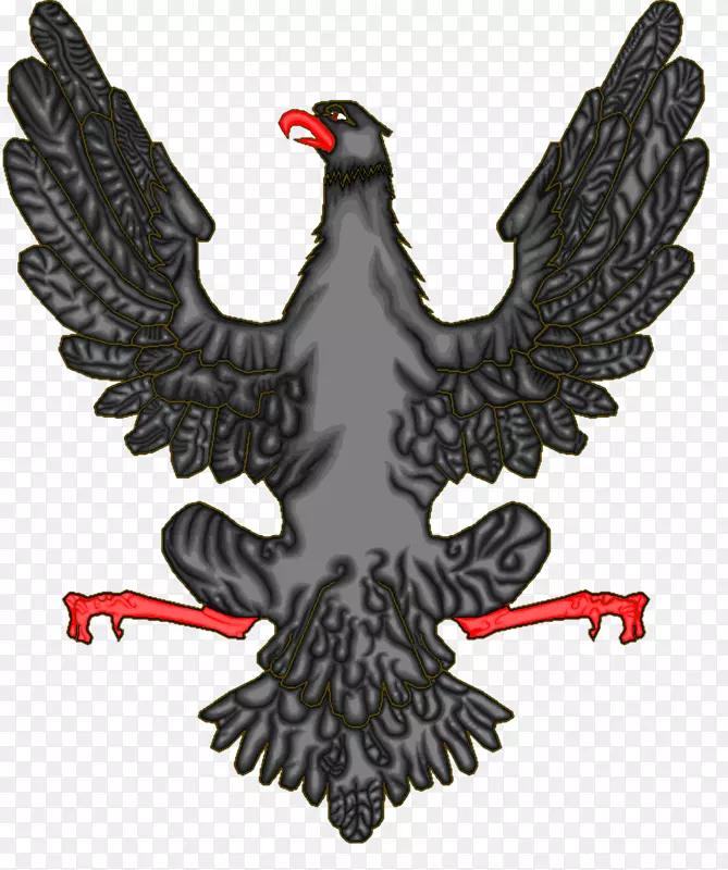 西西里军徽王国西西里探险队的两个西西里王国-秃鹫