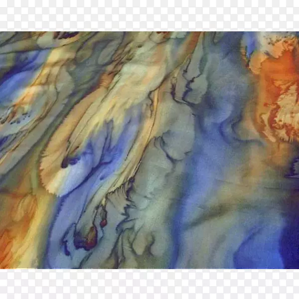水彩画纺织品艺术手绘