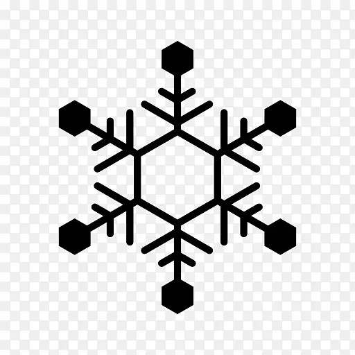 雪花六角形-雪花