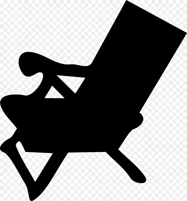 摇椅剪贴画沙滩椅