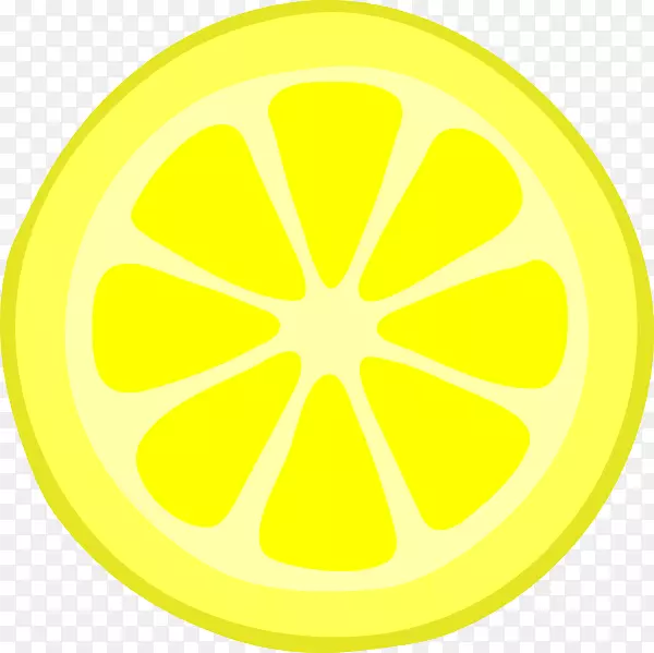 柠檬瀑布剪贴画-柠檬