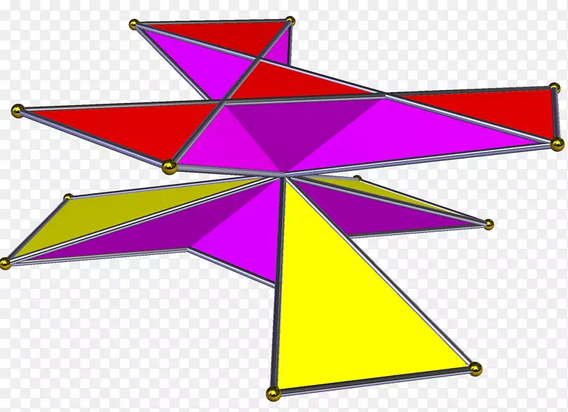 三角形紫色区域洋红-棱镜