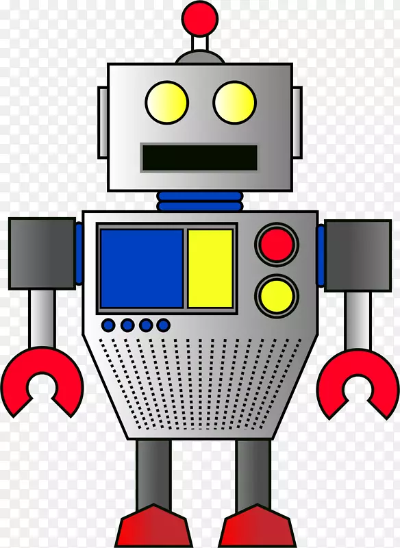 机器人框架线跟随机器人剪贴画机器人