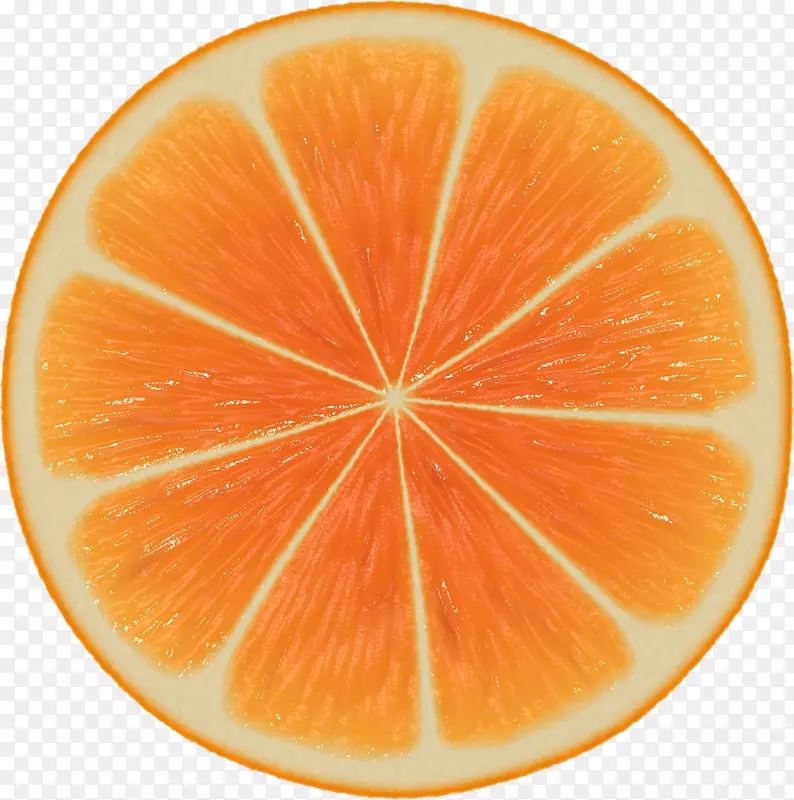 橙汁切片艺术