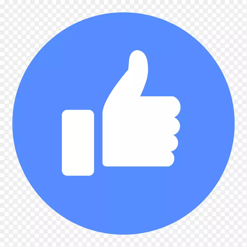 Facebook喜欢社交媒体图标-注册按钮