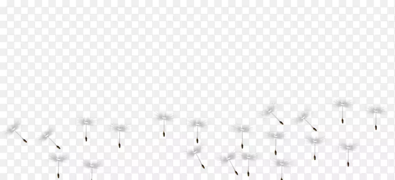 矩形面积点单色蒲公英