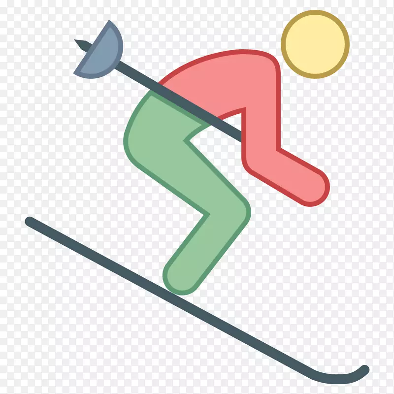 下载电脑图标剪贴画滑雪