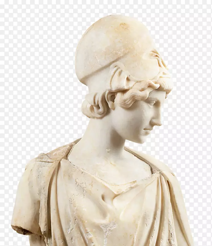 利比加乌斯雕塑雕像半身像雅典娜孤岛女神