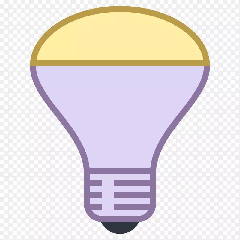 电脑图标白炽灯泡-灯泡