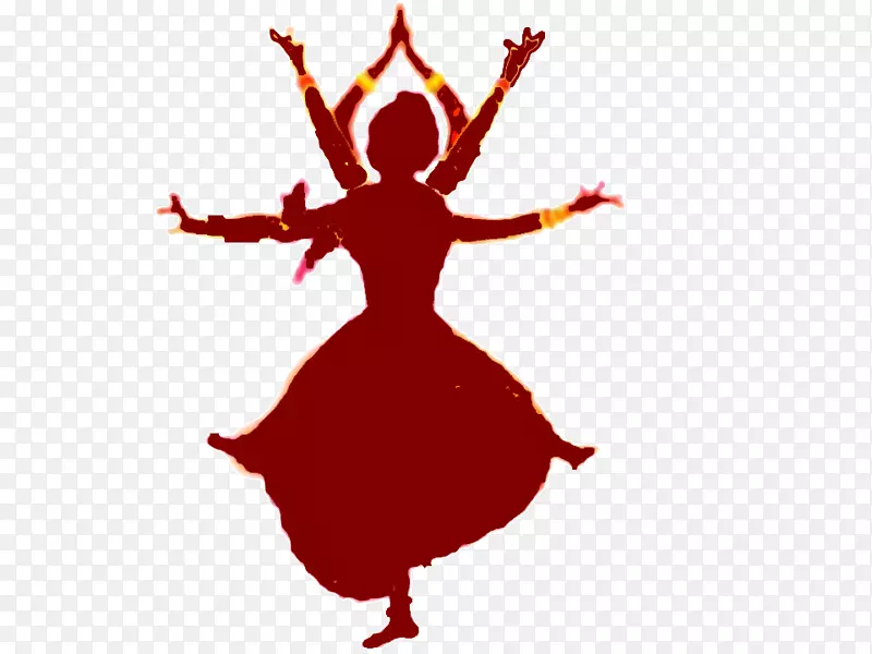 印度古典舞蹈巴拉塔纳塔扬舞在印度-斯里·加内什