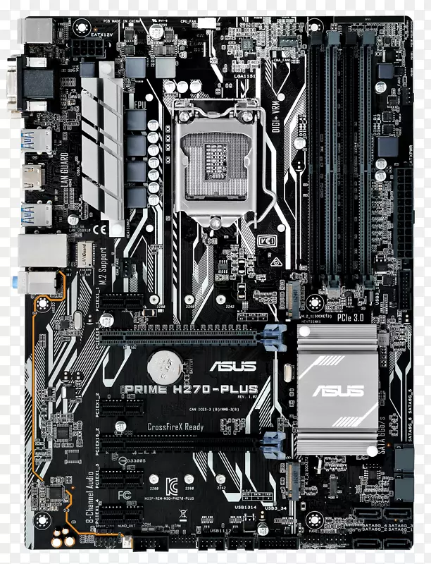 lga 1151 atx主板pci Express DDR 4 SDRAM电源插座