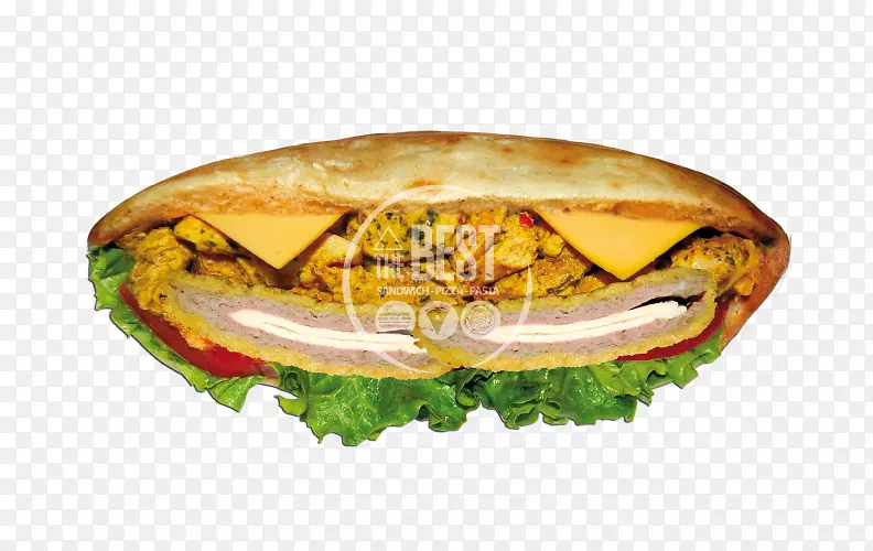 快餐芝士汉堡警戒线BLEU帕尼尼烤肉汉堡三明治