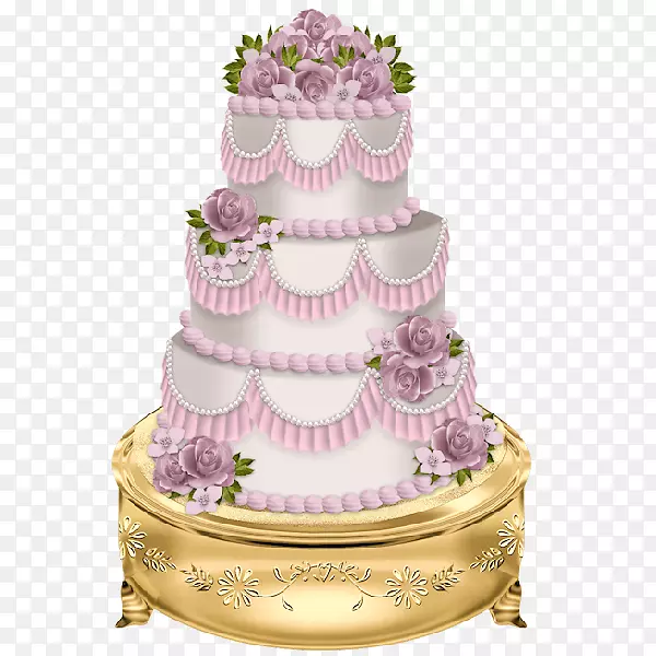 结婚蛋糕生日蛋糕剪贴画-婚礼蛋糕
