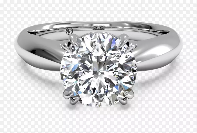 订婚戒指，金色纸牌，钻石-发光光环