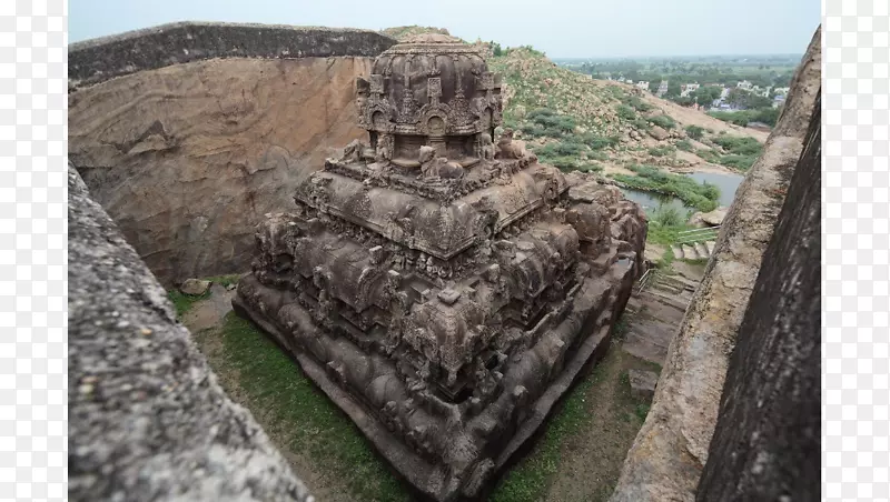 Vettuvan Koil Pandyan王朝湿婆巴达米洞穴寺庙德拉维甸建筑-Tamilnadu