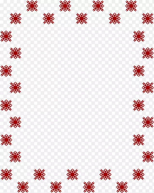 圣诞树圣诞装饰图案-星型框架