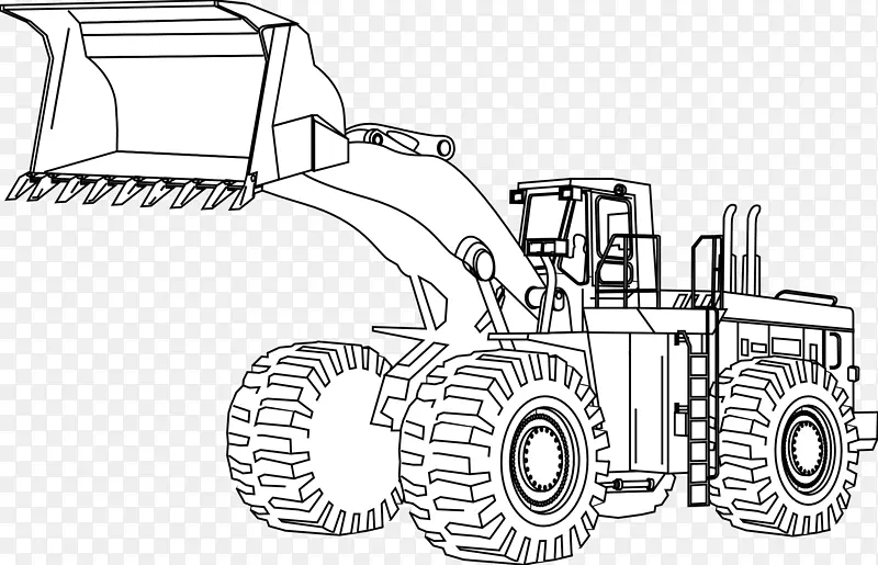 卡特彼勒公司重型机械着色装载机.挖掘机