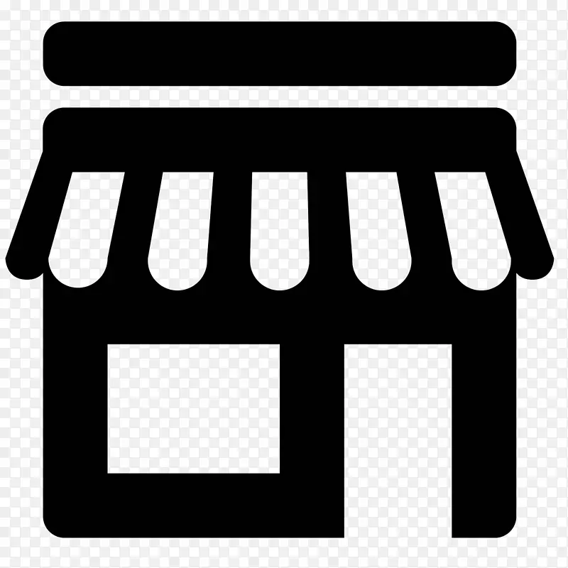 电脑图标零售购物黑白图标设计-购物车