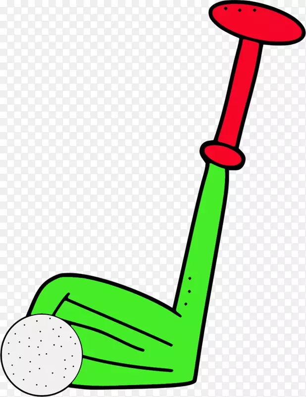 推杆高尔夫球微型高尔夫球夹艺术-迷你高尔夫
