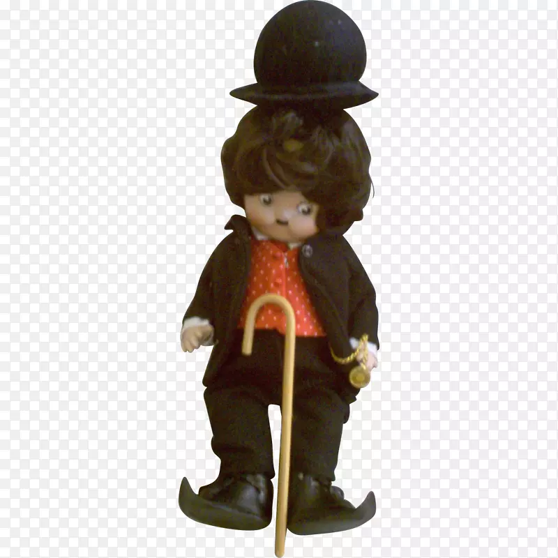娃娃玩具雕像-查理卓别林