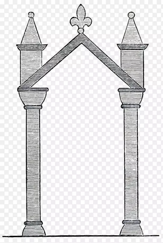 中世纪建筑立柱-考古学家