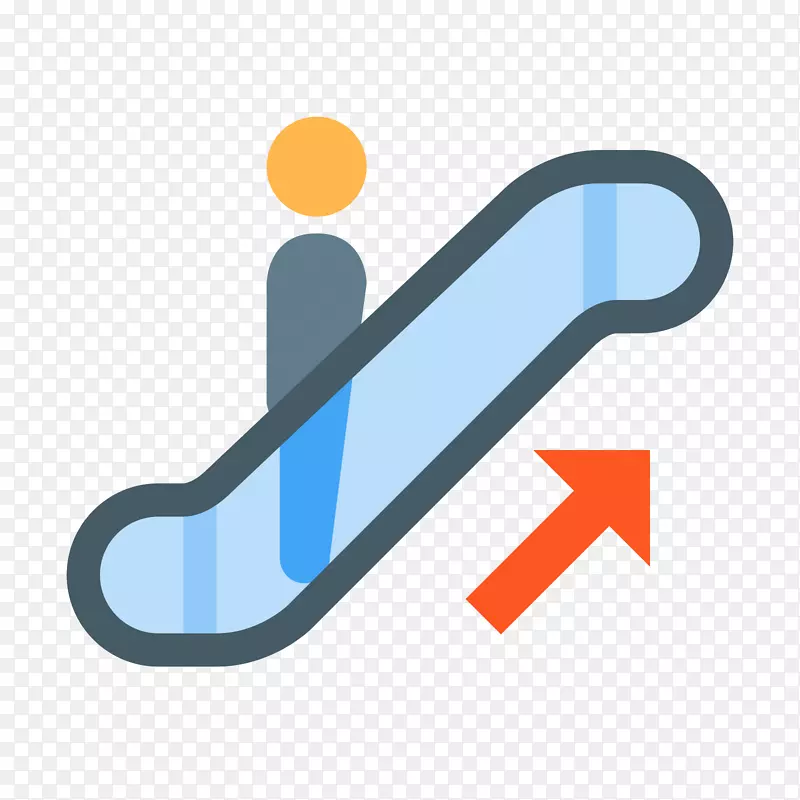 自动扶梯计算机图标楼梯快速运输梯自动扶梯