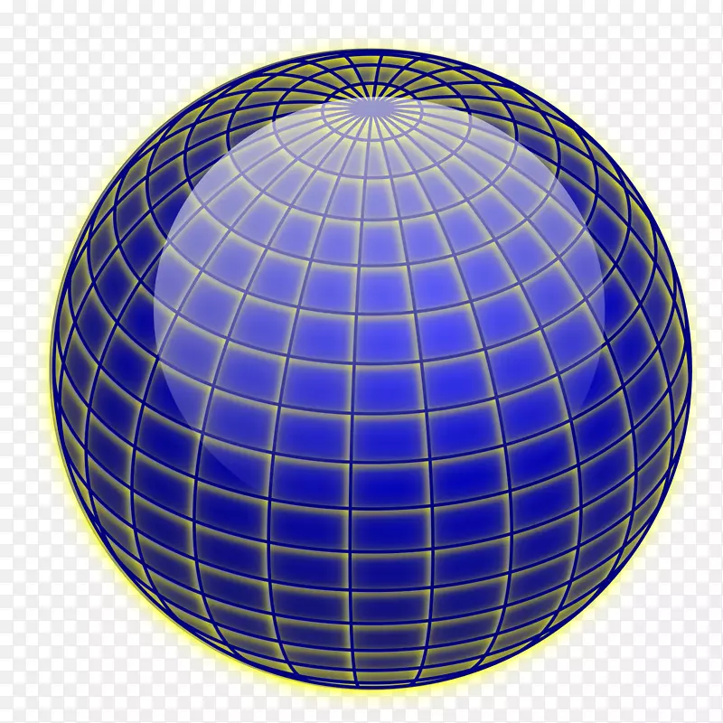 全球圆剪贴画-球体