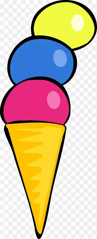 冰淇淋圆锥形圣代剪贴画-蛇