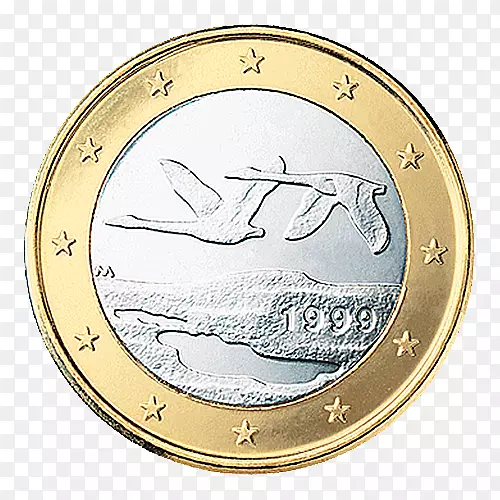 芬兰1欧元硬币-欧元