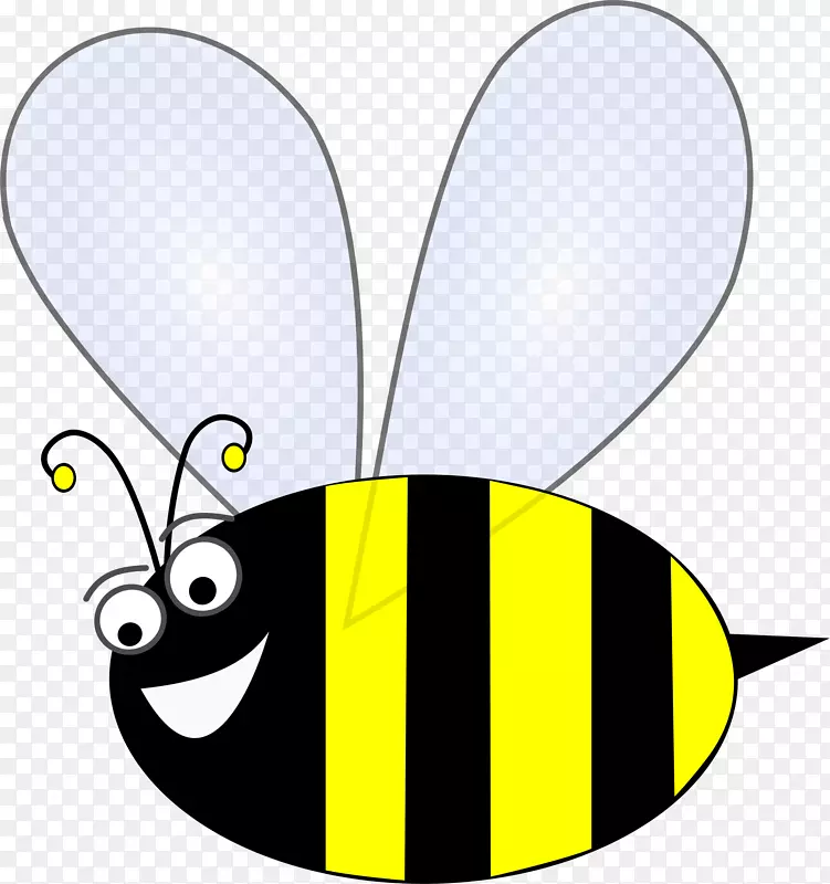 蜜蜂昆虫剪贴画-大黄蜂