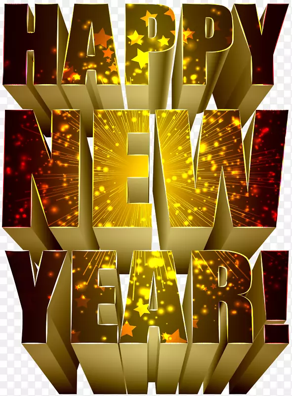桌面壁纸，平面设计，剪贴画-新年快乐
