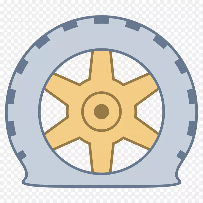 旋转式国际符号轮胎计算机图标.汽车轮胎