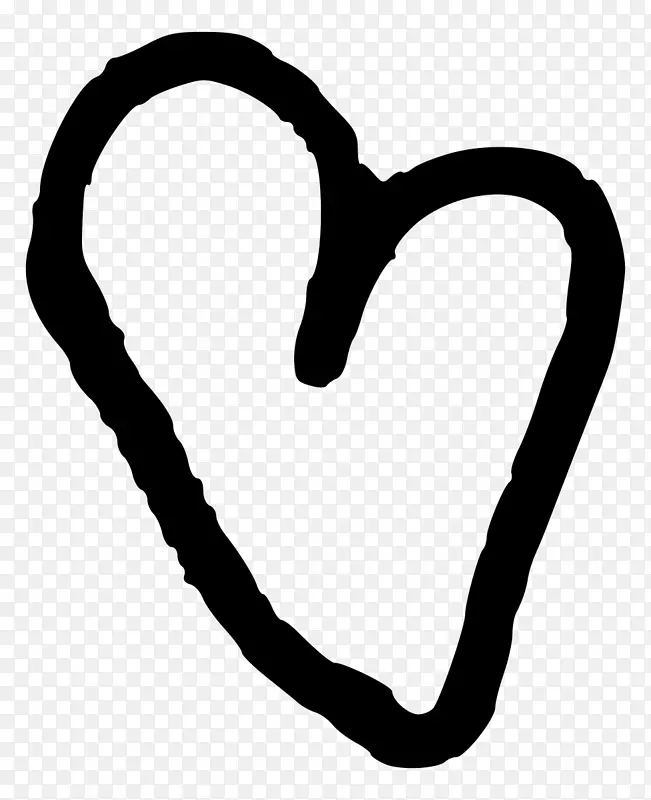 电脑图标心脏夹艺术-心脏轮廓