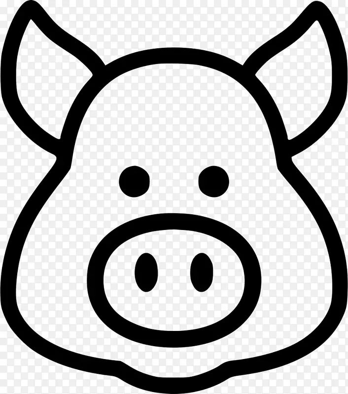 家用猪电脑图标-猪