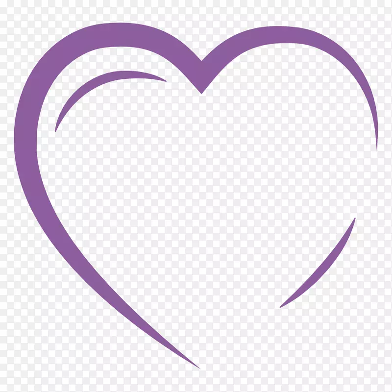 紫丁香紫色紫红色身饰.心脏轮廓