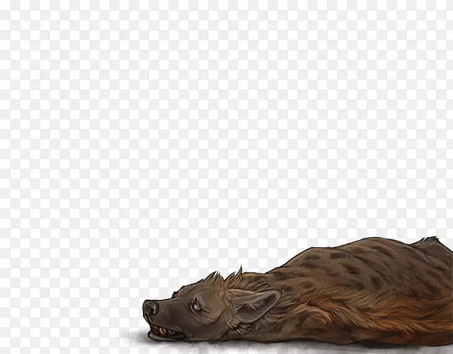 爬行动物木鞋/米/083 vt棕-鬣狗