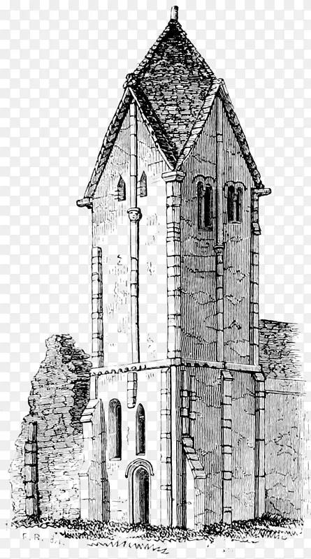 考古杂志“盎格鲁-撒克逊建筑”中世纪建筑教堂考古学家