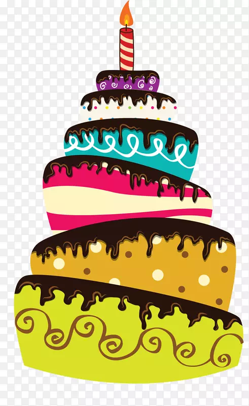 托尔特海绵蛋糕奶油派递-三岁生日