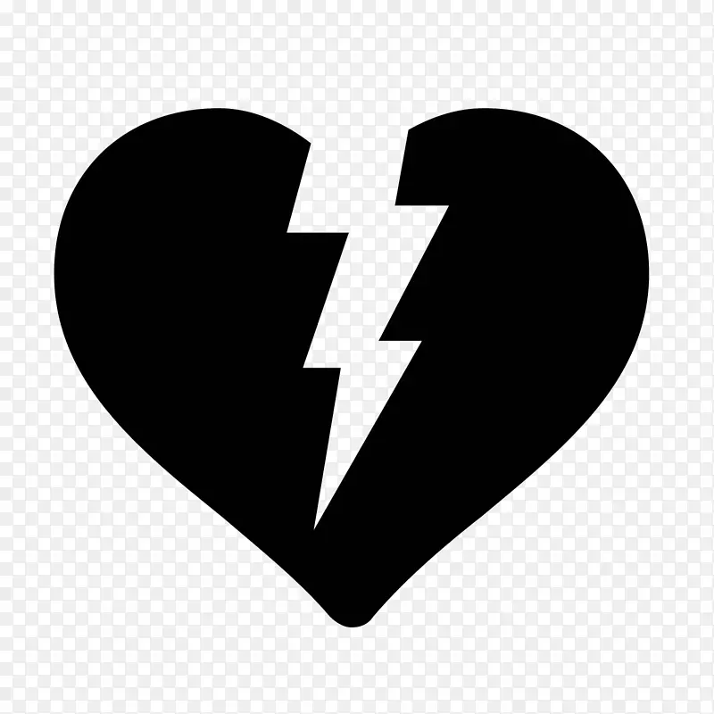 心碎符号计算机图标.心脏表情符号