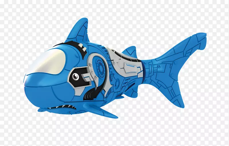 蓝鲨鱼机器人游戏-鲨鱼