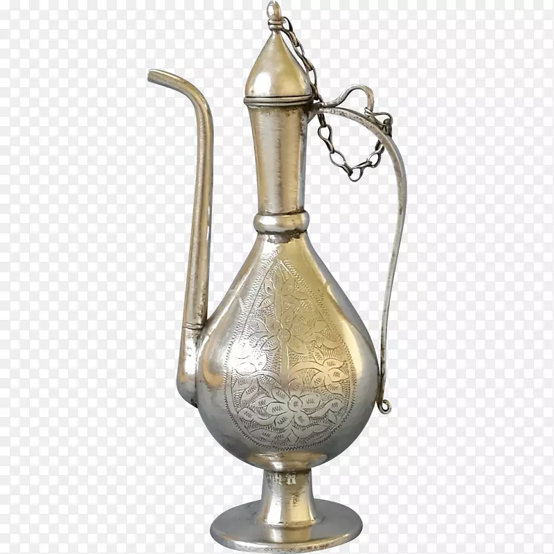 茶壶，银壶，金属餐具.花瓶