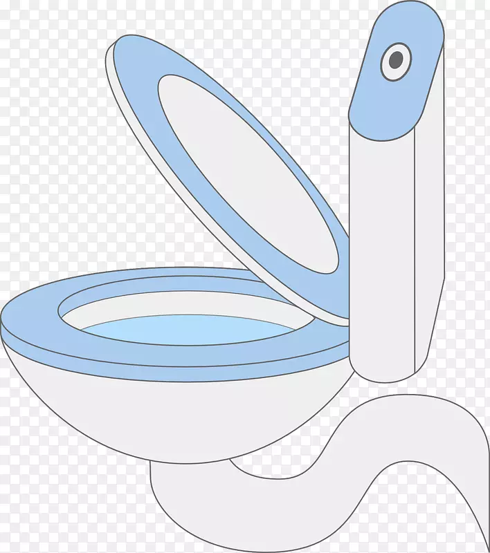 公共厕所浴室水管夹艺术-马桶座