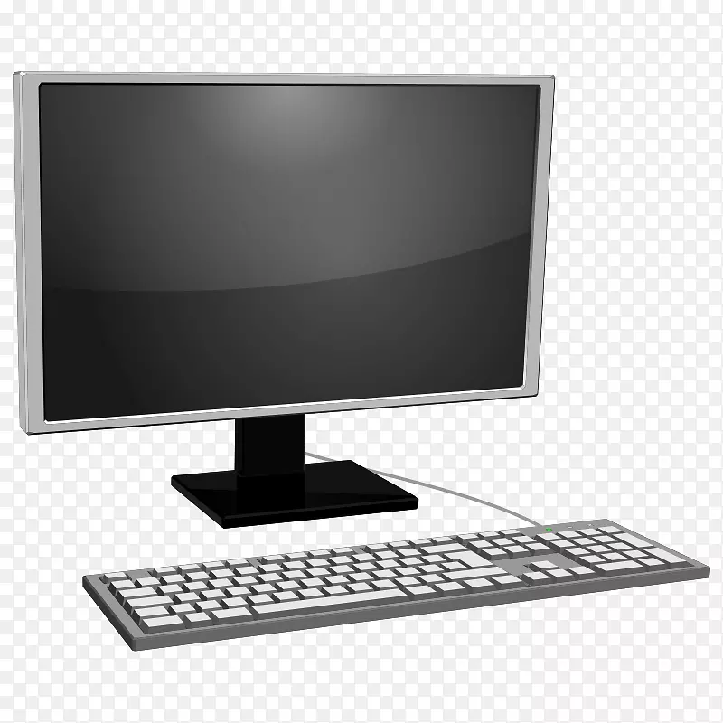 笔记本电脑键盘电脑显示器剪贴画监视器