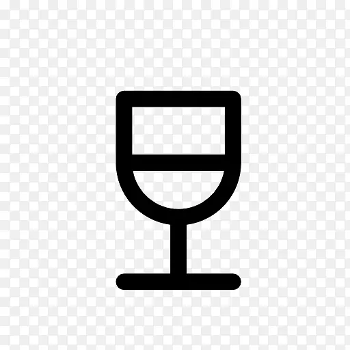 酒杯电脑图标符号.酒杯
