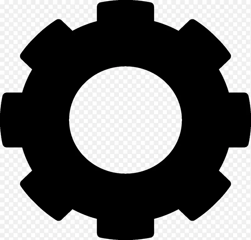 黑色齿轮电脑图标剪辑艺术齿轮