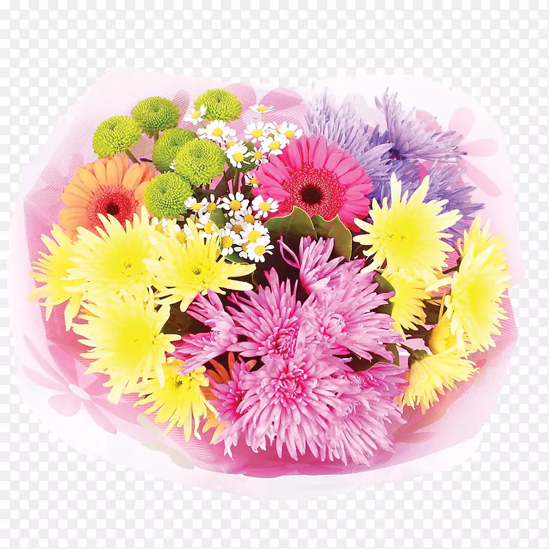 切花、花卉设计、花艺、德兰威菊花-母亲节