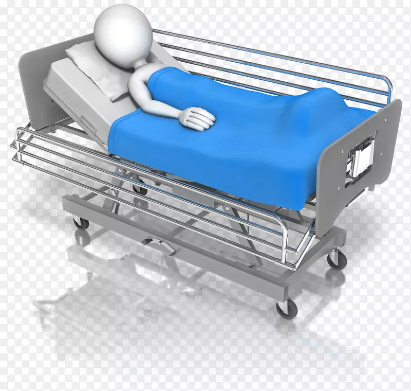 病床病人剪贴画-床垫