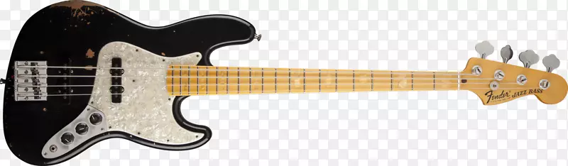 Fender精密低音挡泥板爵士低音v低音吉他Squier-低音吉他